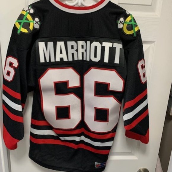 NHL Blackhawks #66 MARRIOTT Jersey - Picture 2 of 2